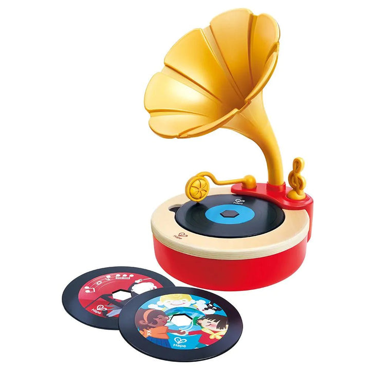 Hape | Tune Time Phonograph | 3+ - Kleine Eland