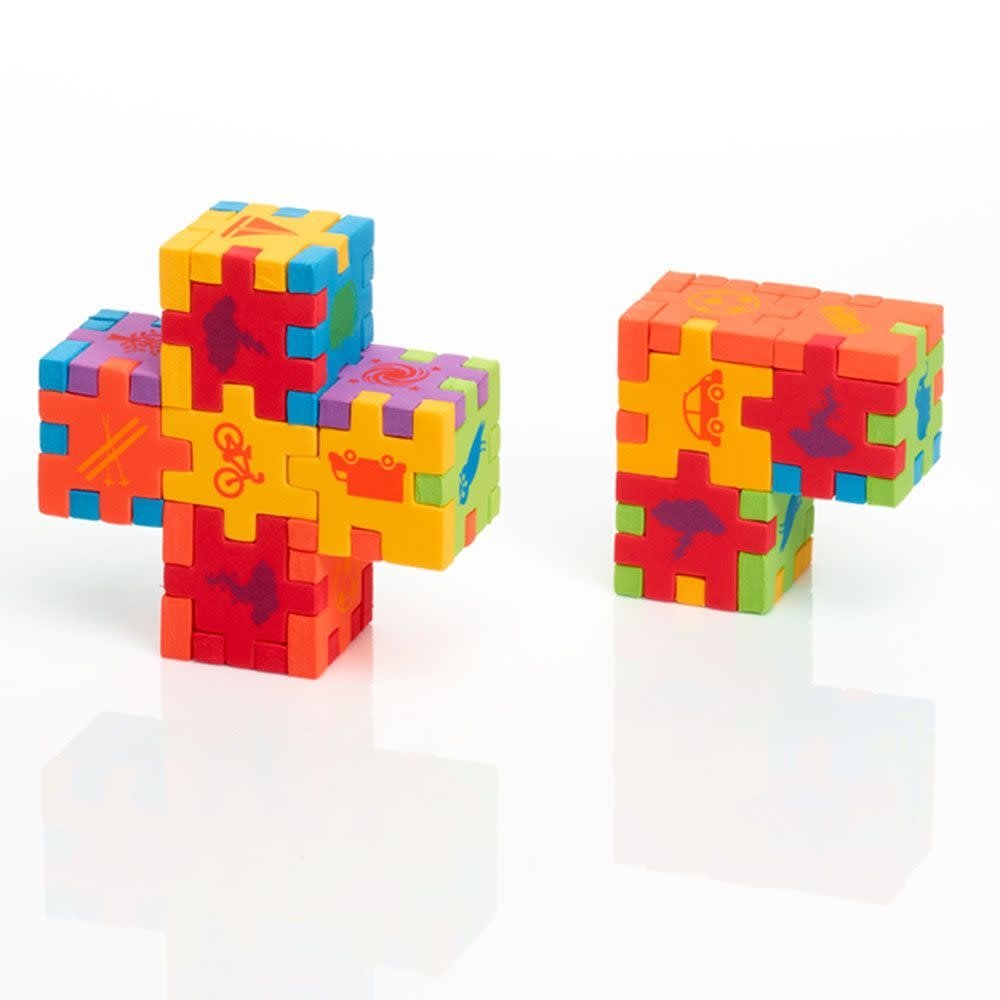 Happy Cube | Foam Puzzle | Junior | 6 - pack | 4 - 7 jaar - Kleine Eland