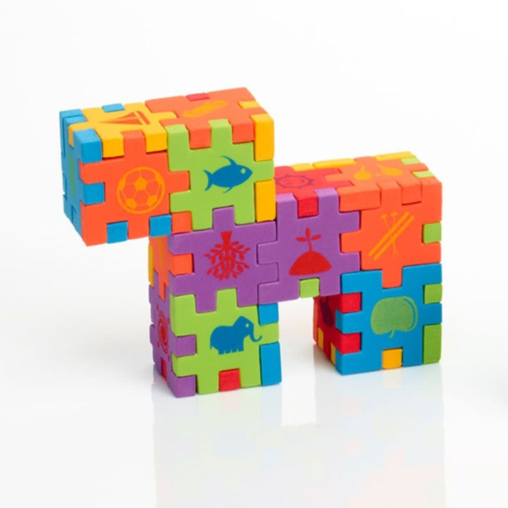 Happy Cube | Foam Puzzle | Junior | 6 - pack | 4 - 7 jaar - Kleine Eland