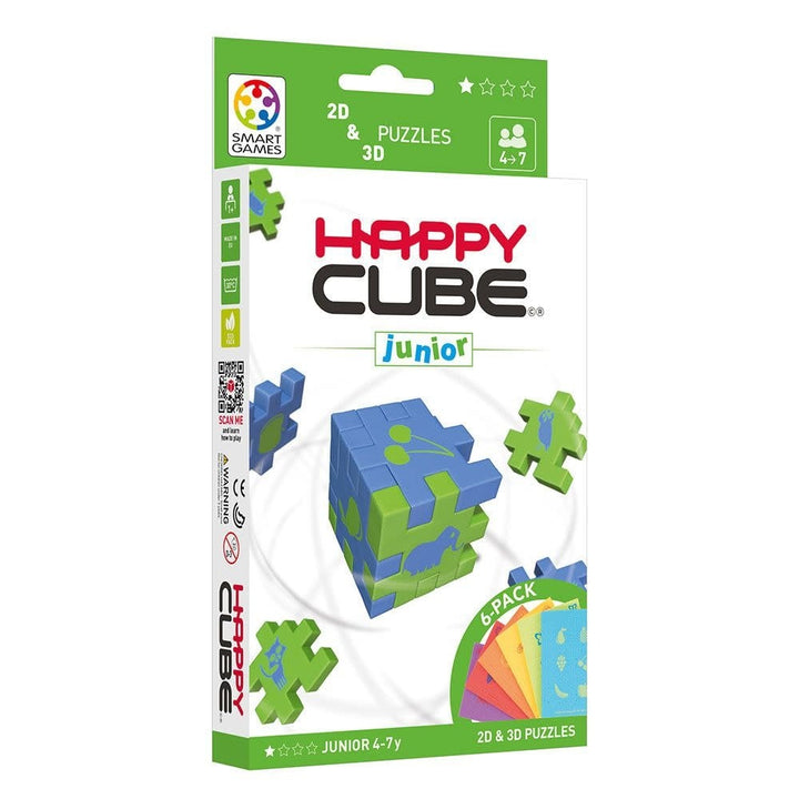 Happy Cube | Foam Puzzle | Junior | 6 - pack | 4 - 7 jaar - Kleine Eland