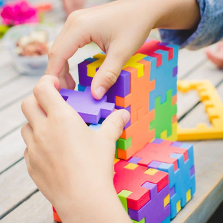 Happy Cube | Foam Puzzle | Original | 6 - pack | 6+ - Kleine Eland