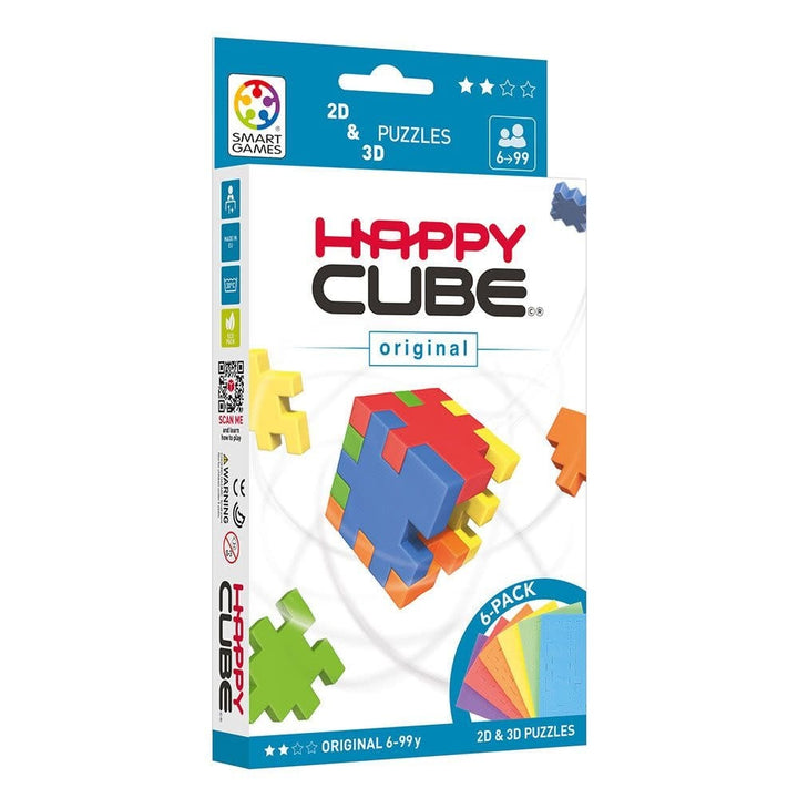 Happy Cube | Foam Puzzle | Original | 6 - pack | 6+ - Kleine Eland