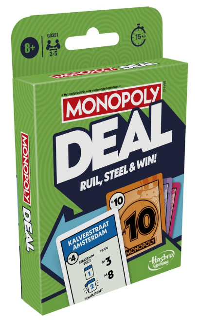 Hasbro | Monopoly | Deal | Kaartspel | 12+ - Kleine Eland