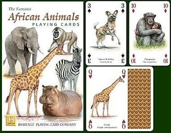 Heritage Playing Cards | Speelkaarten | African Animals - Kleine Eland