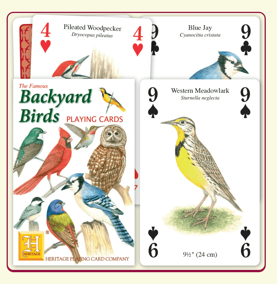 Heritage Playing Cards | Speelkaarten | Backyard Birds - Kleine Eland