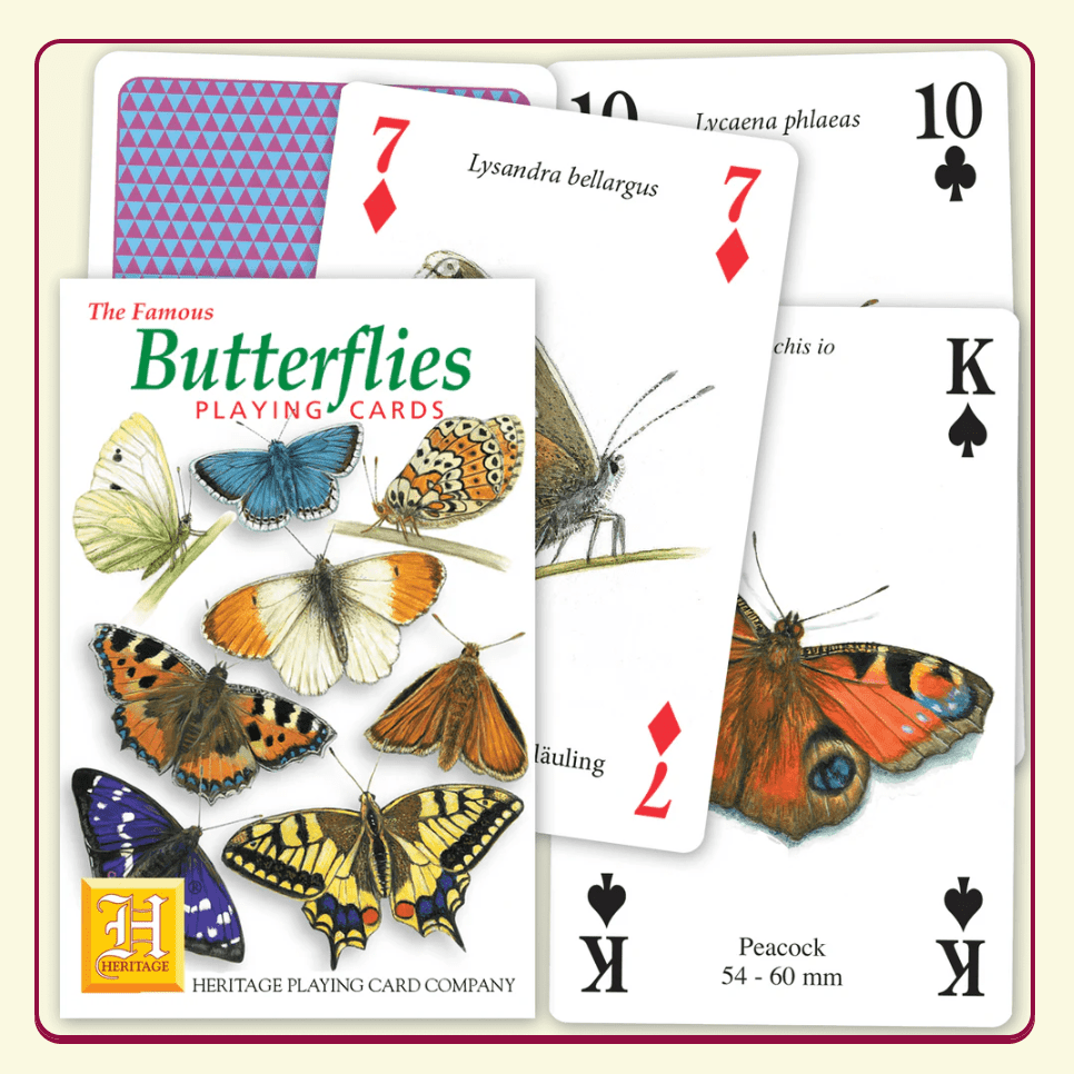 Heritage Playing Cards | Speelkaarten | Butterflies - Kleine Eland
