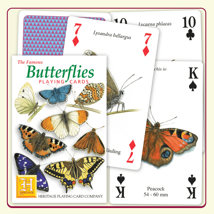 Heritage Playing Cards | Speelkaarten | Butterflies - Kleine Eland