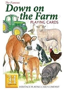 Heritage Playing Cards | Speelkaarten | Down On The Farm - Kleine Eland