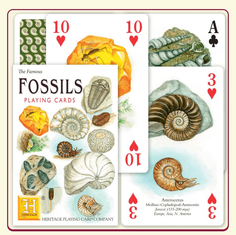 Heritage Playing Cards | Speelkaarten | Fossils - Kleine Eland