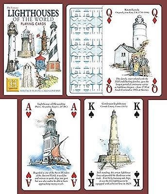 Heritage Playing Cards | Speelkaarten | Lighthouses of The World - Kleine Eland