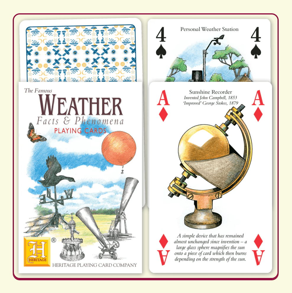 Heritage Playing Cards | Speelkaarten | Weather - Facts and Phenomena - Kleine Eland