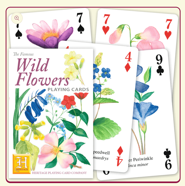 Heritage Playing Cards | Speelkaarten | Wild Flowers - Kleine Eland