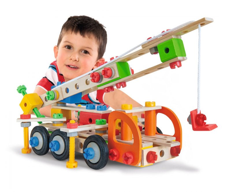 Heros | Constructor | 4 in 1 | Mobile Crane | 170 delig | 6+ - Kleine Eland