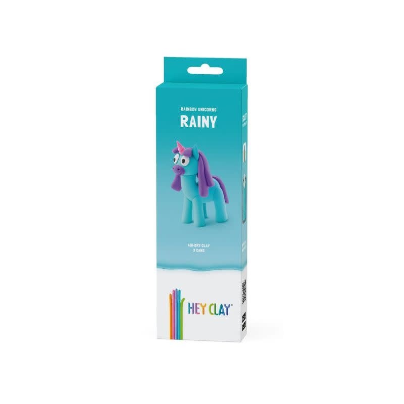 Hey Clay | Regenboog Eenhoorn | Rainy | 5 kleuren | 3+ - Kleine Eland