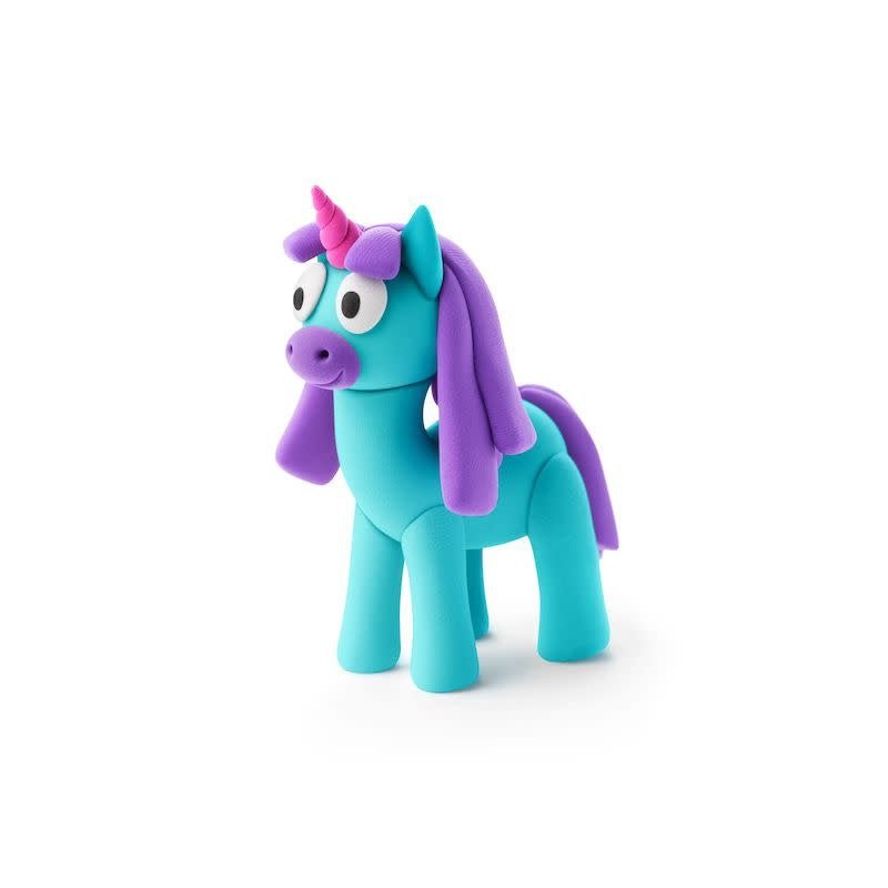 Hey Clay | Regenboog Eenhoorn | Rainy | 5 kleuren | 3+ - Kleine Eland