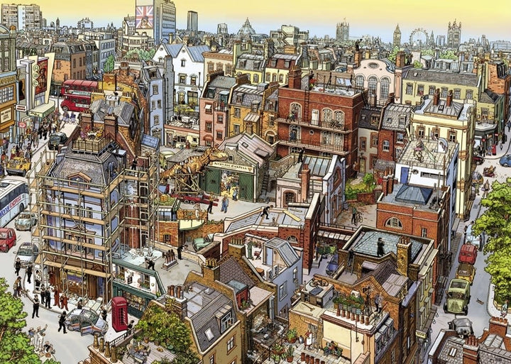 Heye | Comic Puzzel | Sherlock &amp; Co | 96 x 68 cm | 2000 stukjes - Kleine Eland