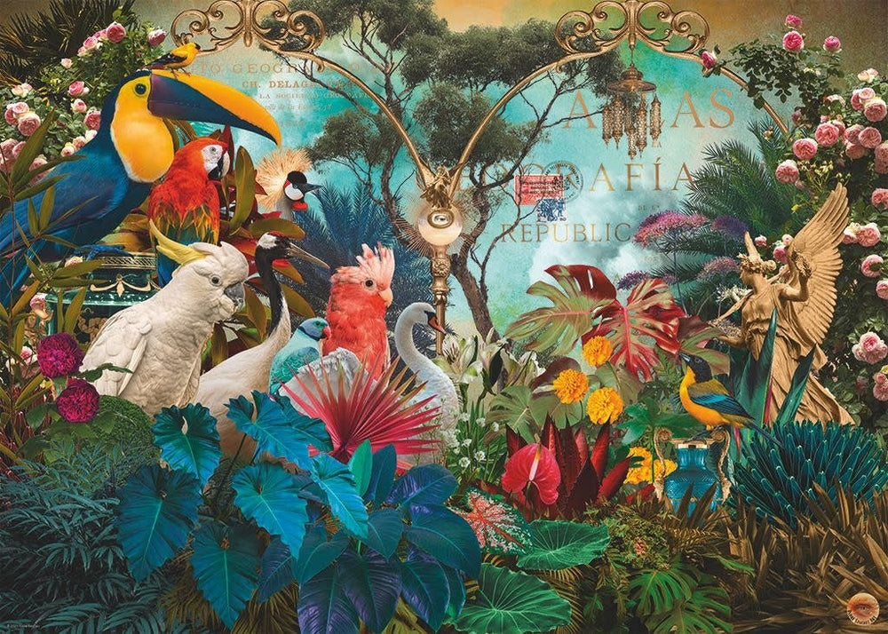 Heye | Fauna Fantasies | Birdiversity | 70 x 50 cm | 1000 stukjes - Kleine Eland