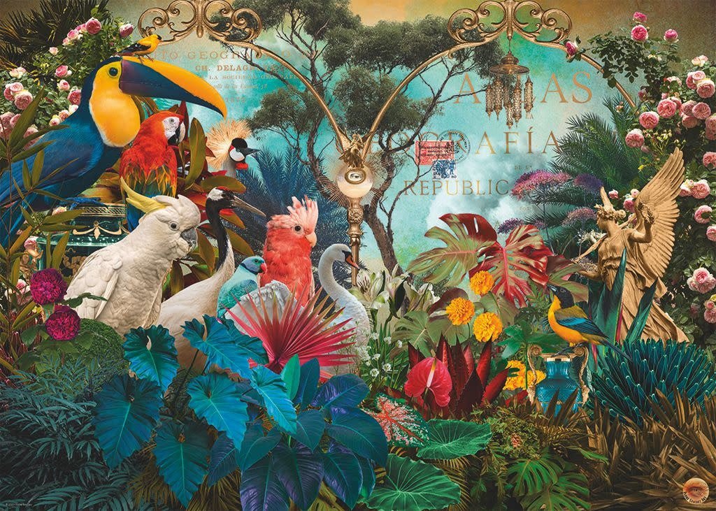 Heye | Fauna Fantasies | Birdiversity | 70 x 50 cm | 1000 stukjes - Kleine Eland