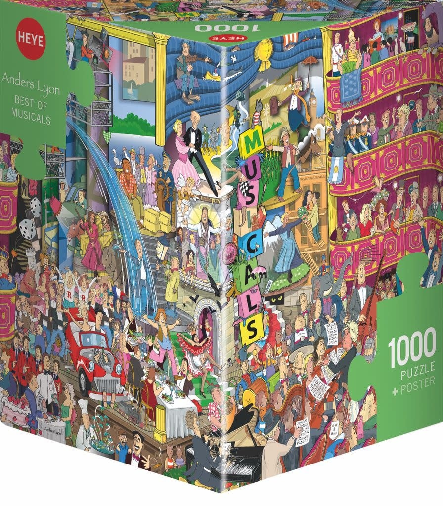 Heye | Puzzle | Best of Musicals | 70 x 50 cm | 1000 stukjes - Kleine Eland