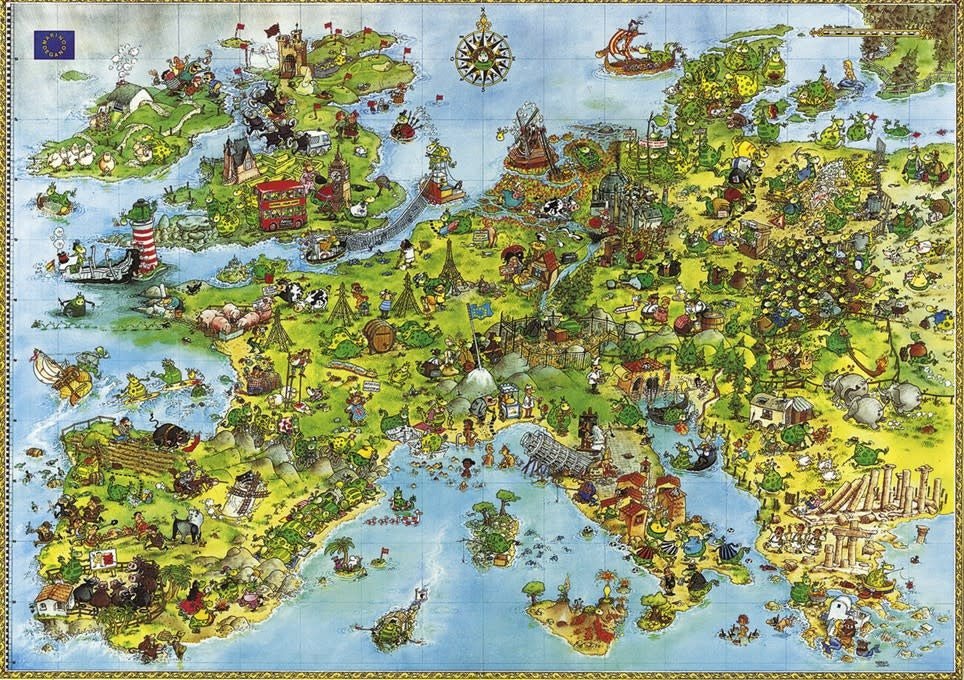 Heye | United Dragons | 136 x 96 cm | 4000 stukjes - Kleine Eland