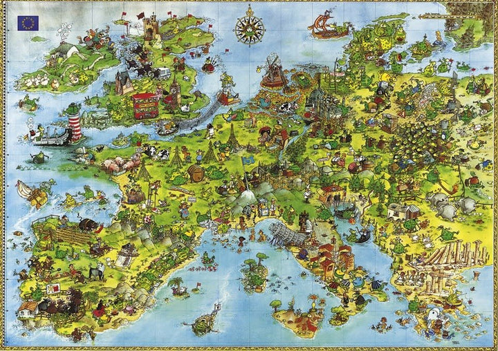 Heye | United Dragons | 136 x 96 cm | 4000 stukjes - Kleine Eland
