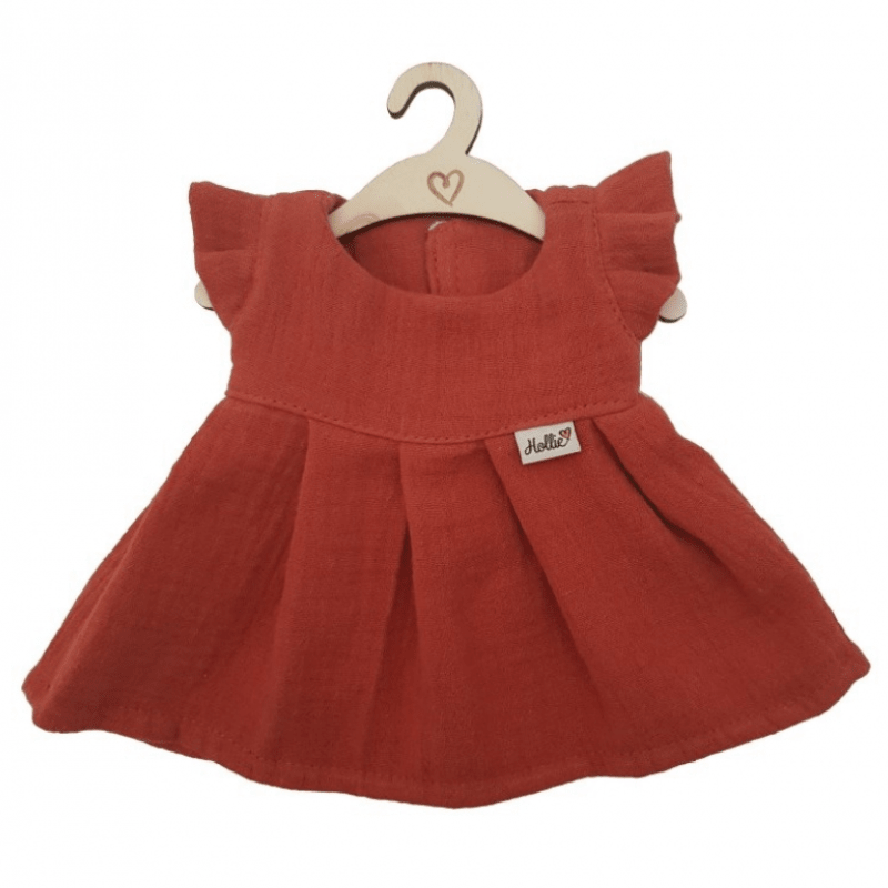 Hollie | Poppenkleding | Poppenjurk | Spring Terra | 34 cm | 2+ - Kleine Eland