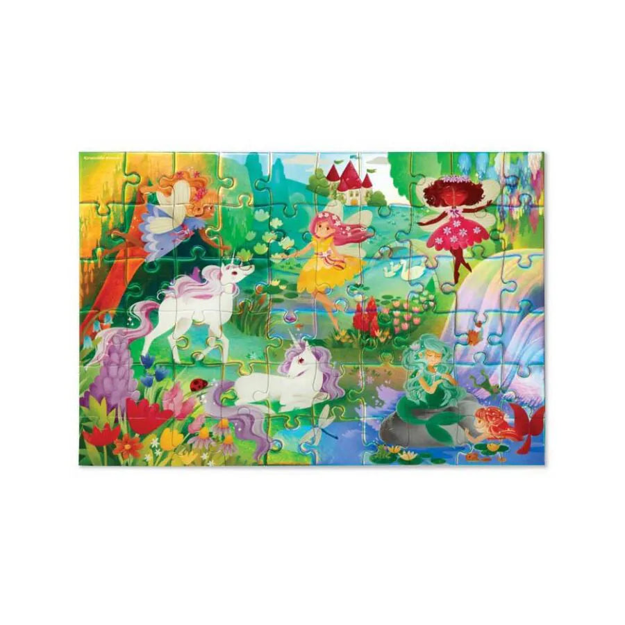 Crocodile Creek | Holographic Puzzle | Magical Friends | 60 stukjes | 4+