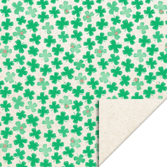 HOP Cadeaupapier | Luck Green | 70 cm x 3 mtr - Kleine Eland