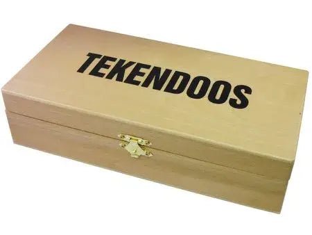 Houten Kist | Tekendoos | Tekenkist met vakindeling | 25 x 12,5 x 6,5 cm - Kleine Eland