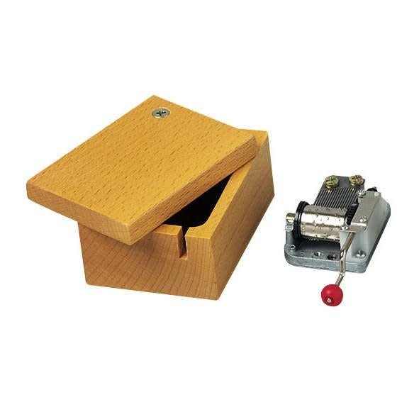 Houten Kistje Voor Muziekmechaniek - Kleine Eland