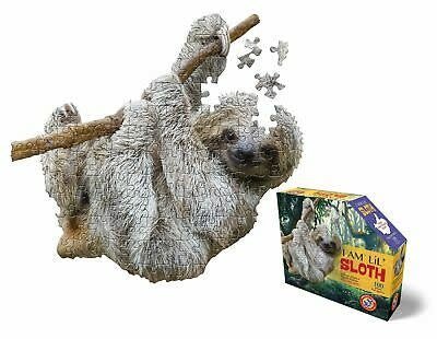 I Am Animal Shaped Jigsaw Puzzle Sloth 100 pcs 10+ - Kleine Eland