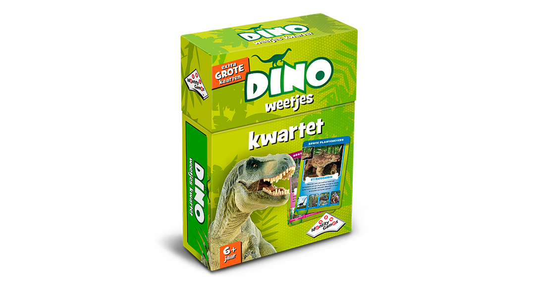 Identity Games | Weetjes Kwartet | Dino | 6+ - Kleine Eland