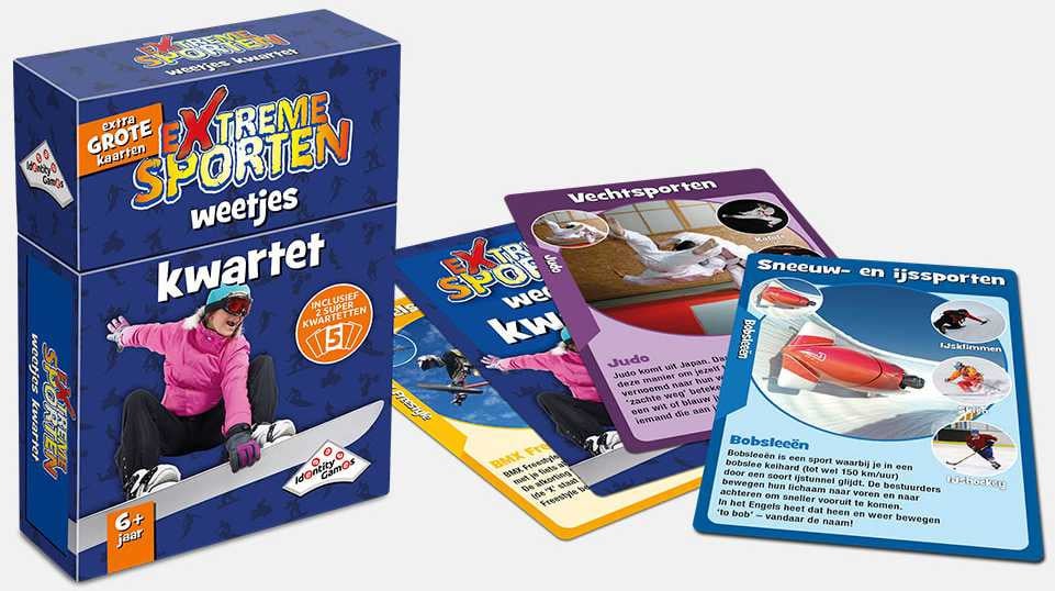 Identity Games | Weetjes Kwartet | Extreme Sporten | 6+ - Kleine Eland