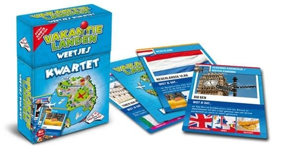 Identity Games | Weetjes Kwartet | Vakantielanden | 6+ - Kleine Eland