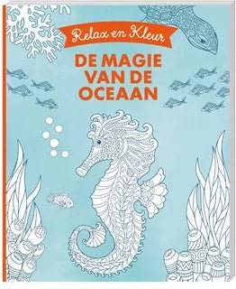 Image Books | Kleurboek: Relax en kleur. De magie van de oceaan. 6+ - Kleine Eland