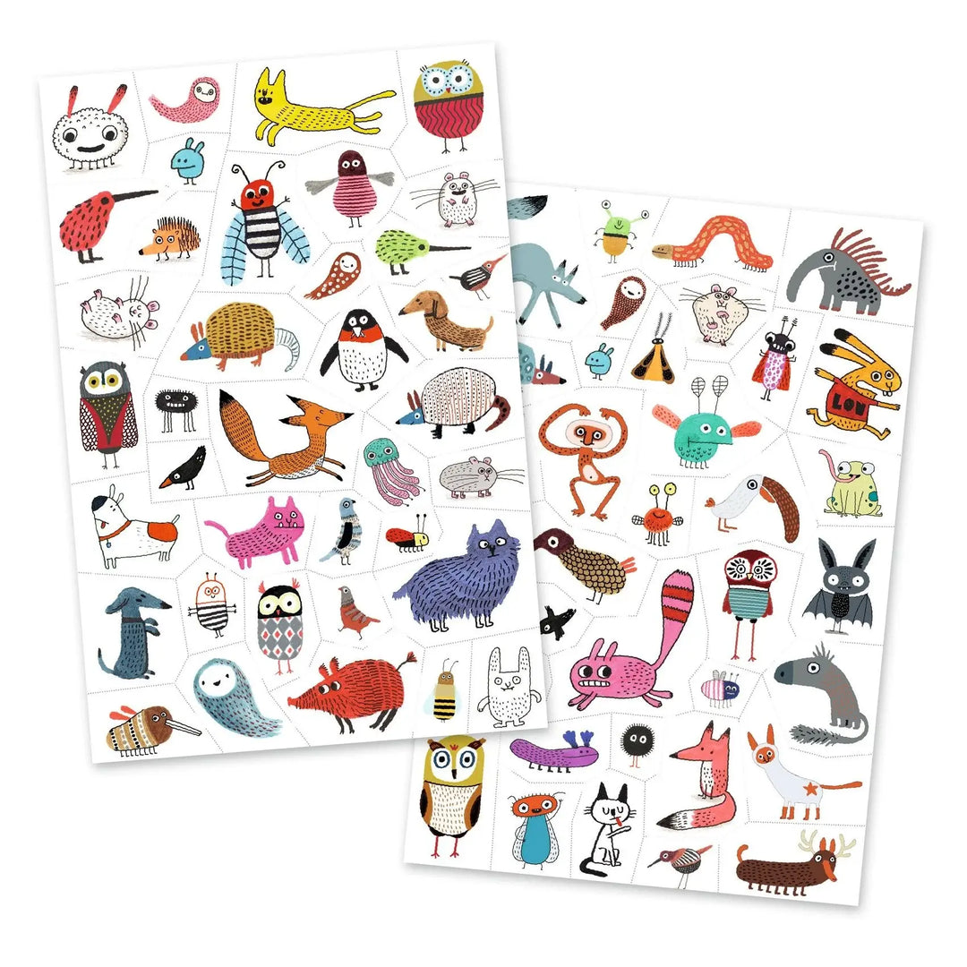 Djeco | Body Art | Tattoos | Little Critters | 3+
