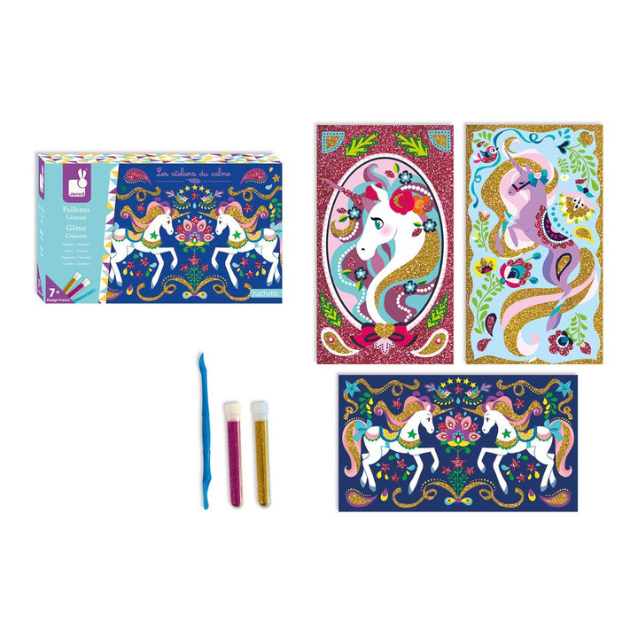 Janod Atelier - Glitter Eenhoorns 7+ - Kleine Eland