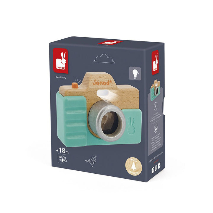 Janod | Foto Camera | met Geluid | Groen | 14 cm | 1+ - Kleine Eland