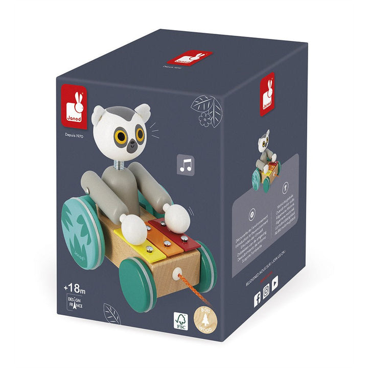 Janod | Houten Trekfiguur | Tropik | Xylo - Maki | 1+ - Kleine Eland