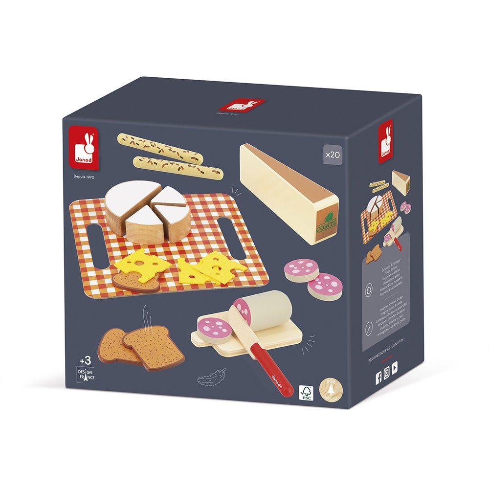 Janod | in de Keuken | Mijn eerste Franse Aperitief | 20 delig | 3+ - Kleine Eland