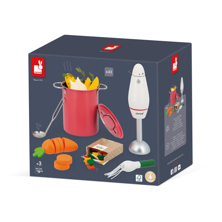 Janod | in de Keuken | Soepset | 43 delig | 3+ - Kleine Eland