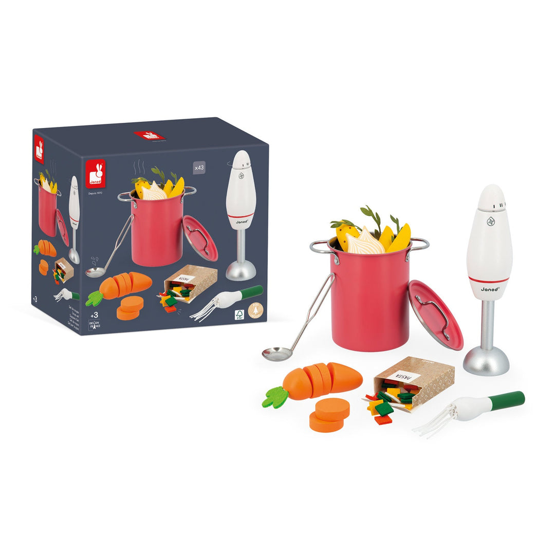 Janod | in de Keuken | Soepset | 43 delig | 3+ - Kleine Eland