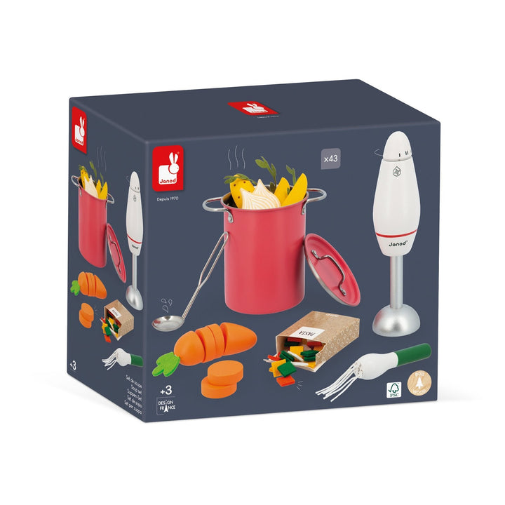 Janod | in de Keuken | Soepset | 43 delig | 3+ - Kleine Eland