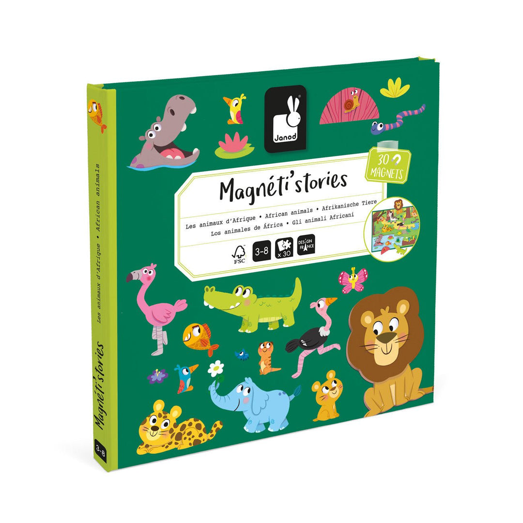 Janod | Magneti Stories | Afrikaanse dieren | 3 - 8 jaar - Kleine Eland