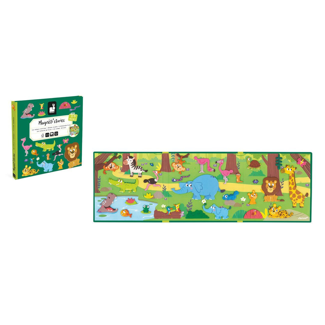 Janod | Magneti Stories | Afrikaanse dieren | 3 - 8 jaar - Kleine Eland