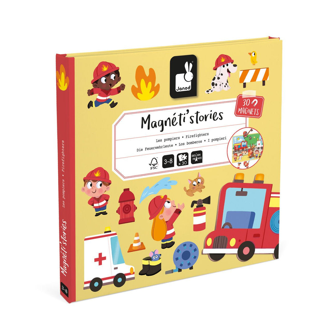 Janod | Magneti Stories | Brandweer | 3 - 8 jaar - Kleine Eland