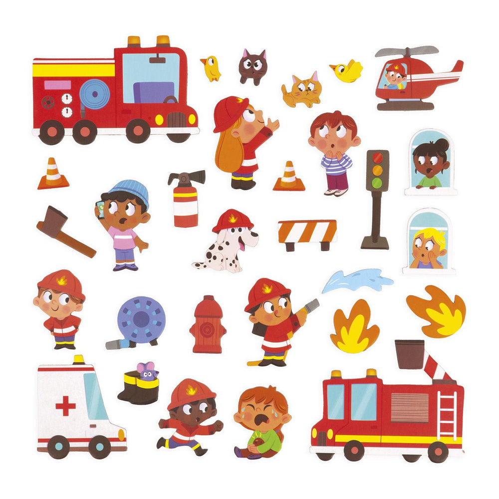 Janod | Magneti Stories | Brandweer | 3 - 8 jaar - Kleine Eland