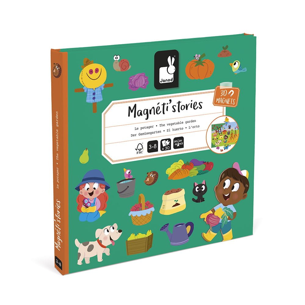 Janod | Magneti Stories | De Moestuin | 3 - 8 jaar - Kleine Eland