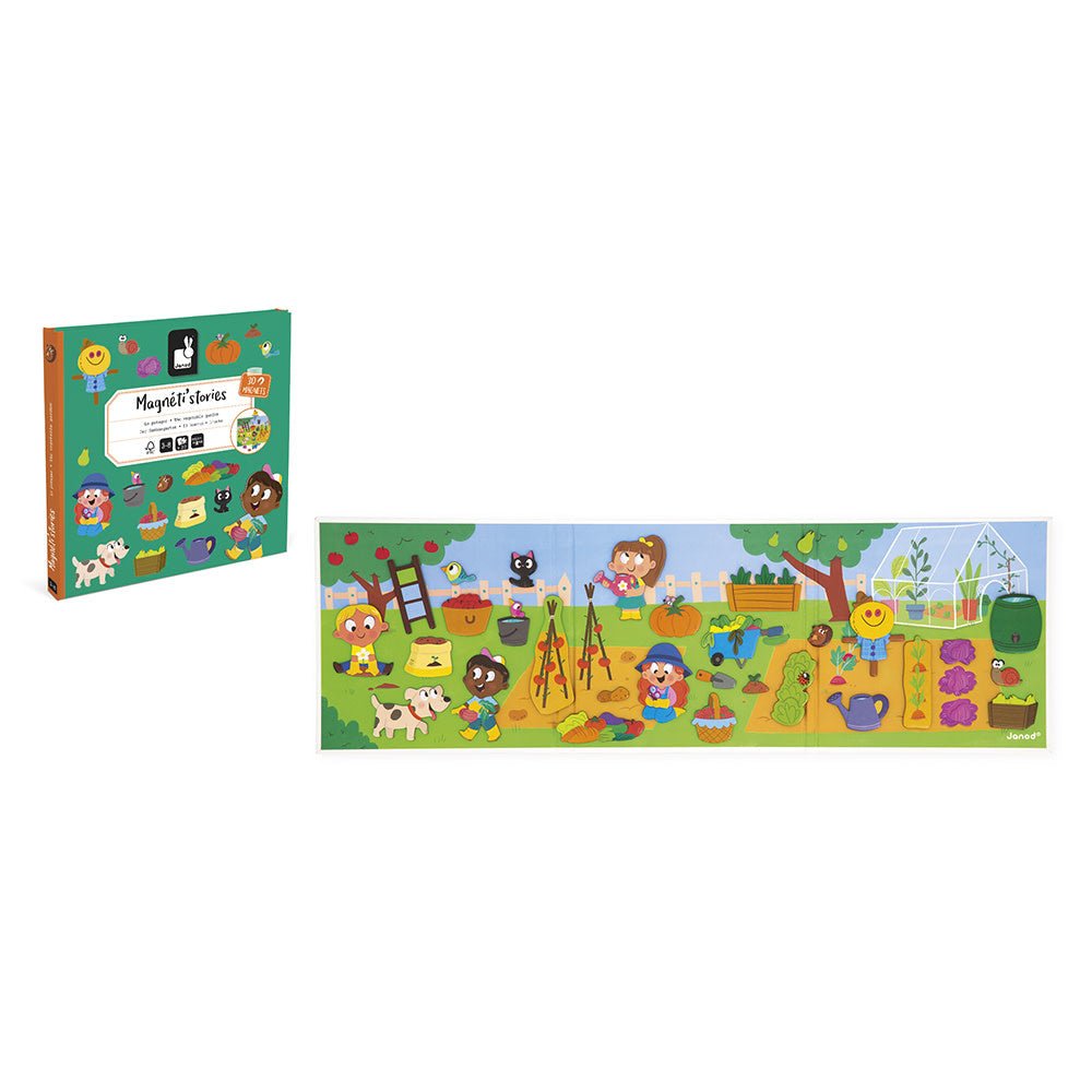 Janod | Magneti Stories | De Moestuin | 3 - 8 jaar - Kleine Eland