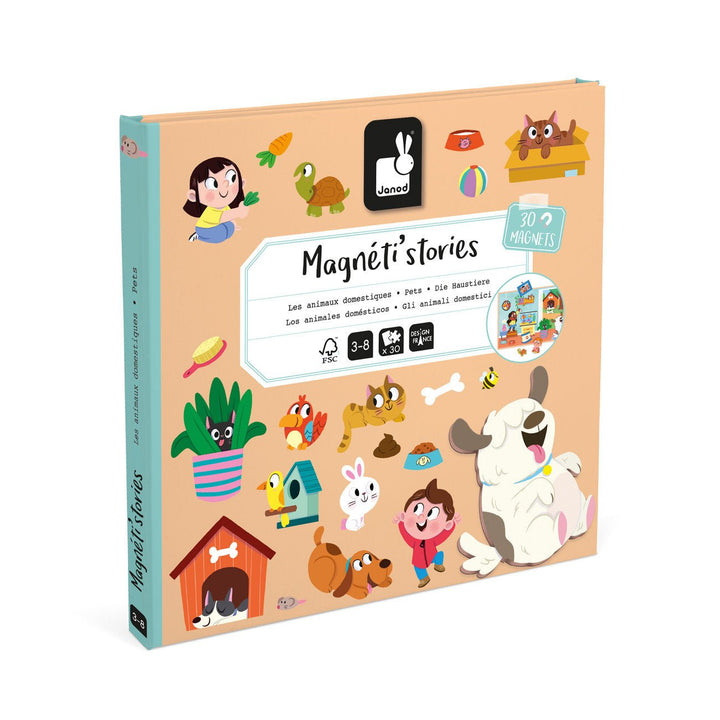 Janod | Magneti Stories | Huisdieren | 3 - 8 jaar - Kleine Eland